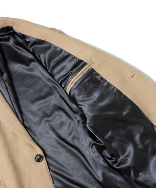 Luv maison（ラブメゾン）の「ストレッチメルトンチェスターコート（チェスターコート・メンズ・ブラック/グレー/ベージュ/サックスブルー・M/L/XL）」の14枚目の写真