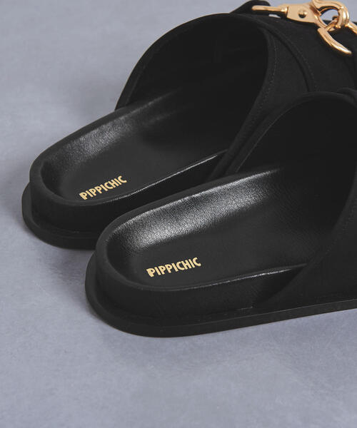 Pippichic(ピッピシック)の「<PIPPICHIC(ピッピシック)>ビット ヌバック サンダル†◆(サンダル・メンズ・ブラック・40/41/42)」の6枚目の写真