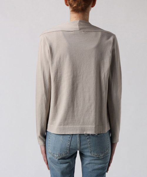 three dots(スリードッツ)の「オープンカーディガン(カーディガン/ボレロ・レディース・ライトベージュ/ホワイト/ピンク・SMALL/MEDIUM)」の6枚目の写真