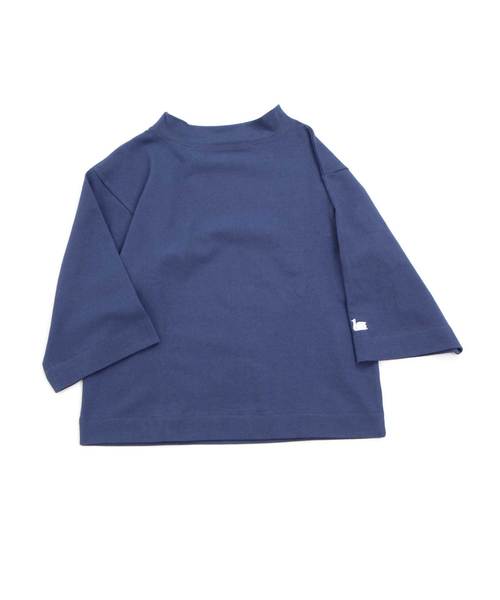 USコットンボトルネック7分袖 USコットンボトルネック7分袖（Tシャツ/カットソー）｜nop de
