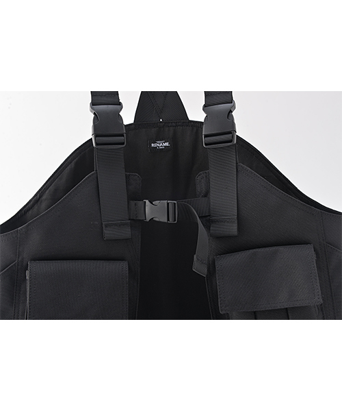 DEVICE(デバイス)の「【WEARISTA じーたー×DEVICE コラボ】Rename CORDURA バックパックベスト ミリタリーベスト キャンプベスト(ベスト・メンズ・ブラック/ネイビー・FREE)」の5枚目の写真