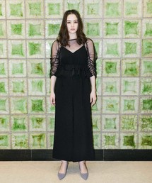 kaene（カエン）の「ペプラムオールインワン（つなぎ