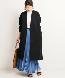 VERMEIL par iena ライトブカティーニ ノーカラーコート VERMEIL par iena（ヴェルメイユパーイエナ）の「ライト