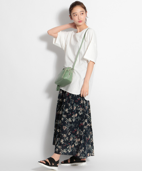 niko and...（ニコアンド）の「オリジナルタッセルお財布ショルダーバッグ（ショルダーバッグ・レディース・ベージュ/グリーン/ブラック/ライトブラウン/スカイブルー/その他1/パープル/オフホワイト/イエロー・FREE/0）」の16枚目の写真