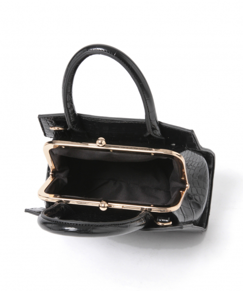 Heather(ヘザー)の「ガマグチショルダーBAG 847719(ショルダーバッグ・レディース・ブラック/ブラック系その他/ブラウン系その他/ベージュ系その他/ブラウン・ONE SIZE)」の6枚目の写真