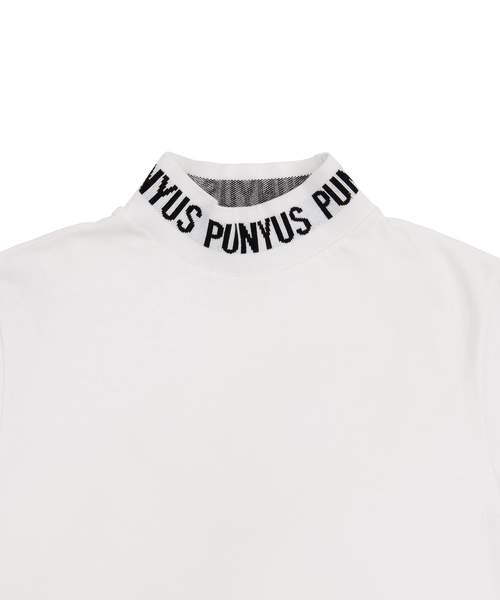 PUNYUS（プニュズ）の「ロゴジャガ－ドハイネックＴ（Tシャツ/カットソー・レディース・ホワイト/ブラック・1/2/4/3）」の3枚目の写真