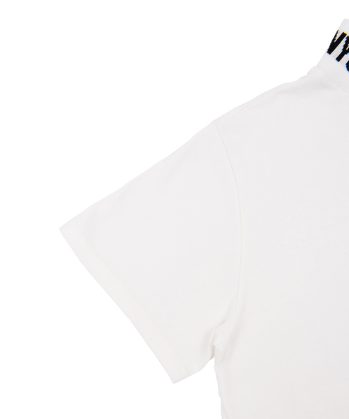 PUNYUS（プニュズ）の「ロゴジャガ－ドハイネックＴ（Tシャツ/カットソー・レディース・ホワイト/ブラック・1/2/4/3）」の9枚目の写真