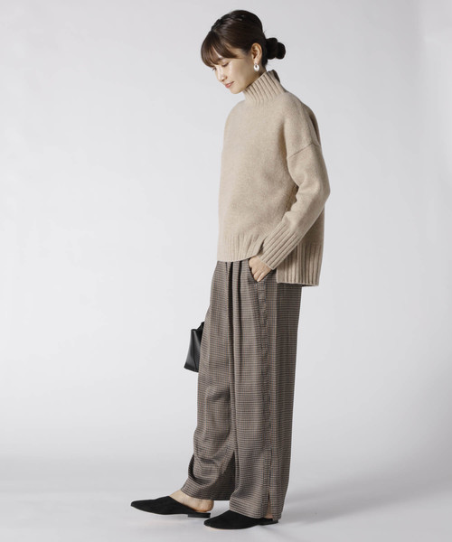 1er Arrondissement ワイドパンツ ワンタックストレートワイドパンツ】｜1er Arrondissement