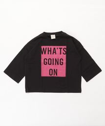 THE CASUAL | BIGクルーネックコットンプリントTシャツ キッズ(Tシャツ/カットソー)