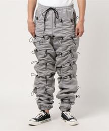 ブラックアコーディオンパンツ(BLACK-ACCORDION PANTS)