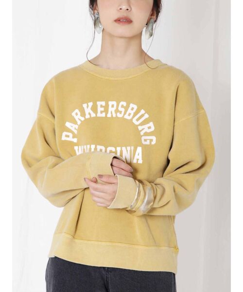 新品 Ungrid PARKERSBURG ロゴプリントスウェット