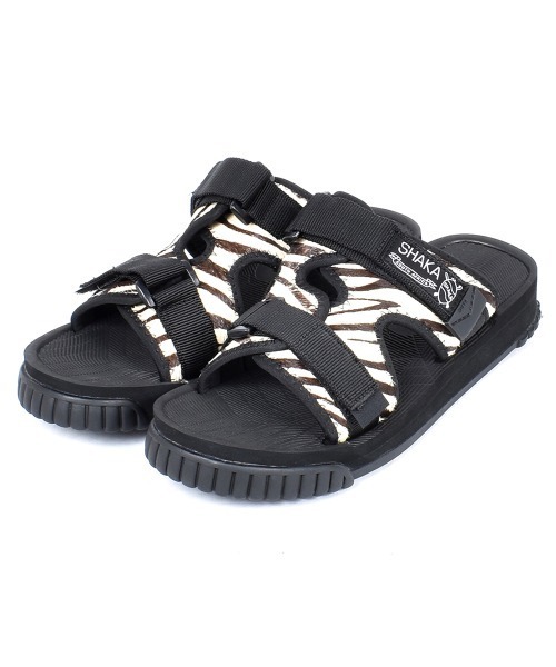 SHAKA（シャカ）の「2020年モデル・別注カラー有【SHAKA / シャカ】CHILLOUT COWHAIR（サンダル・レディース・ブラック/その他/ゼブラ・11/4/6/8/10/9/5/7）」の8枚目の写真
