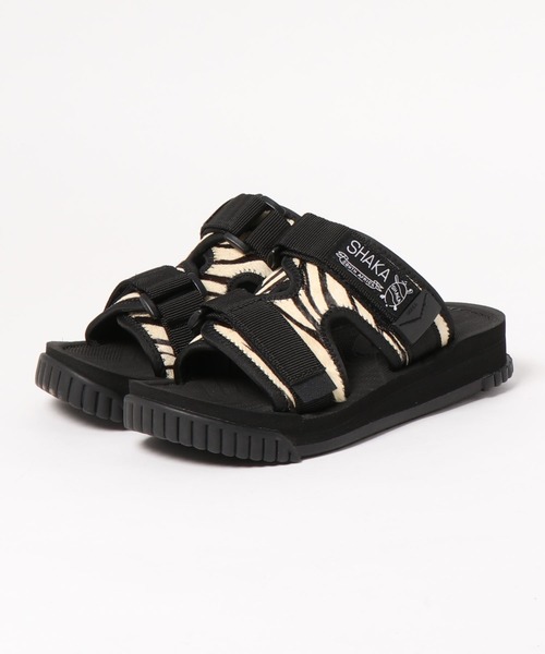 SHAKA（シャカ）の「2020年モデル・別注カラー有【SHAKA / シャカ】CHILLOUT COWHAIR（サンダル・レディース・ブラック/その他/ゼブラ・11/4/6/8/10/9/5/7）」の12枚目の写真