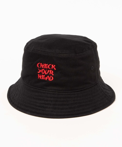 WEGO（ウィゴー）の「WEGO/グラフィック刺繍バケットハット（ハット・メンズ・ホワイト/ブラック/パープル/ネイビー/グリーン系その他・FREE）」の10枚目の写真