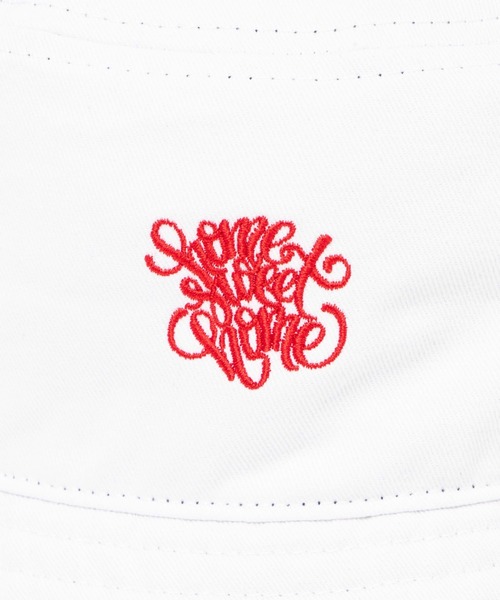 WEGO（ウィゴー）の「WEGO/グラフィック刺繍バケットハット（ハット・メンズ・ホワイト/ブラック/パープル/ネイビー/グリーン系その他・FREE）」の17枚目の写真