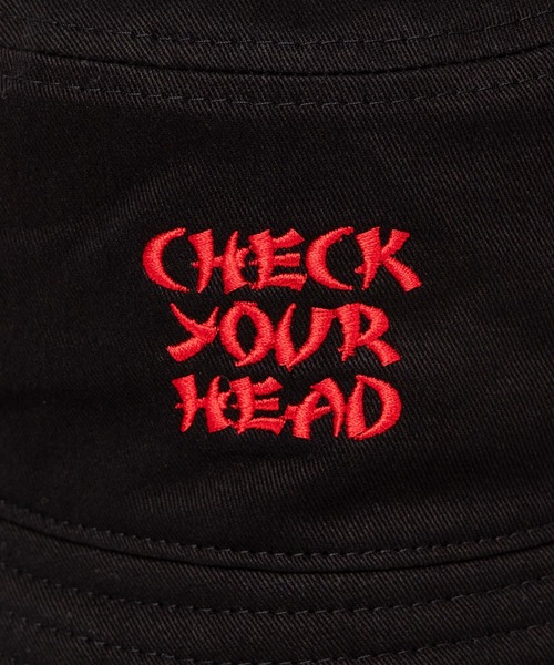 WEGO（ウィゴー）の「WEGO/グラフィック刺繍バケットハット（ハット・メンズ・ホワイト/ブラック/パープル/ネイビー/グリーン系その他・FREE）」の11枚目の写真