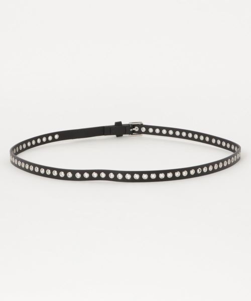 WEGO（ウィゴー）の「WEGO/細フェイクレザーハトメベルト（ベルト・レディース・ブラック/ベージュ/パープル・FREE）」の12枚目の写真