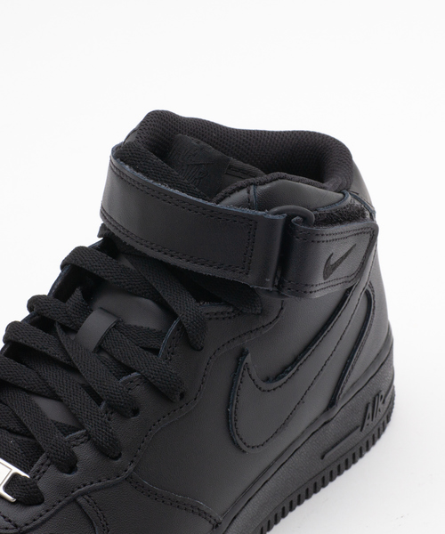 NIKE（ナイキ）の「【NIKE】 ナイキ エア フォース 1 MID '07（スニーカー・メンズ・ホワイト/ブラック・26/28/27）」の6枚目の写真