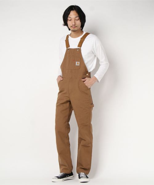 Carhartt WIP(カーハートダブリューアイピー)の「BIB OVERALL(サロペット/オーバーオール・メンズ・ブラウン/キナリ/ブラック・30inch/28inch/32inch/34inch)」の3枚目の写真