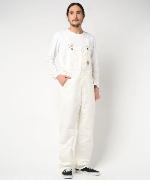 Carhartt WIP(カーハートダブリューアイピー)の「BIB OVERALL(サロペット/オーバーオール・メンズ・ブラウン/キナリ/ブラック・30inch/28inch/32inch/34inch)」の1枚目の写真