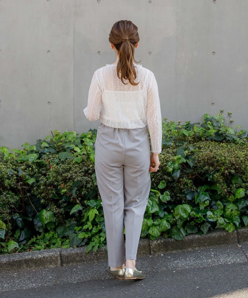 flower（フラワー）の「デイリーフリルパンツ 2（その他パンツ・レディース・ブルー/アイボリー/グレー・FREE）」の14枚目の写真