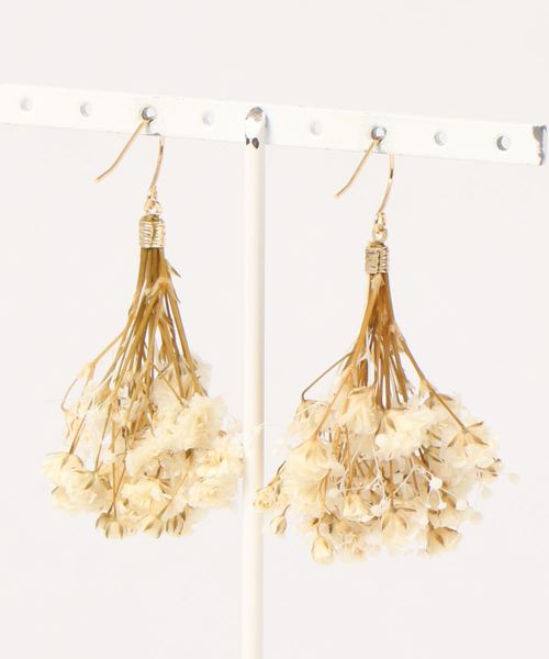 Heather（ヘザー）の「ブーケピアス　886440（ピアス（両耳用）・レディース・ホワイト系その他/ピンク系その他・ONESIZE）」の3枚目の写真