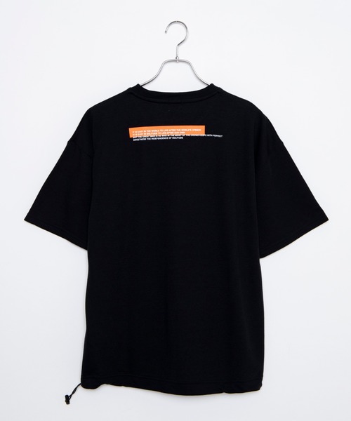 WEGO（ウィゴー）の「WEGO/ロゴドロストビッグシルエットTシャツ（Tシャツ/カットソー・メンズ・ホワイト/ブラック・LARGE/MEDIUM）」の10枚目の写真