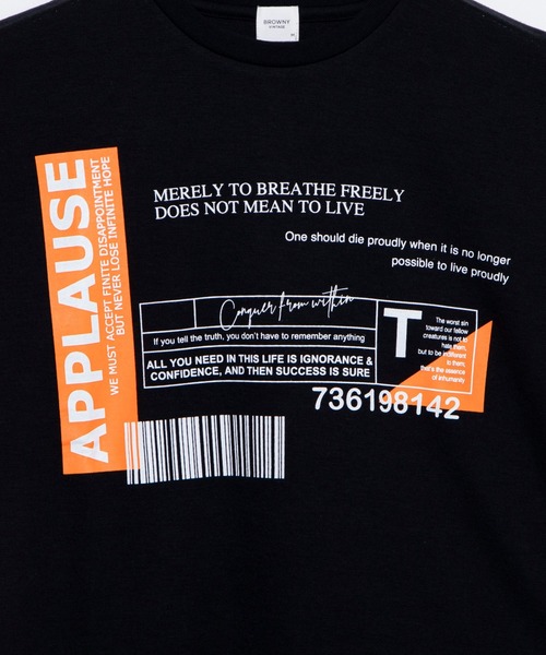 WEGO（ウィゴー）の「WEGO/ロゴドロストビッグシルエットTシャツ（Tシャツ/カットソー・メンズ・ホワイト/ブラック・LARGE/MEDIUM）」の12枚目の写真