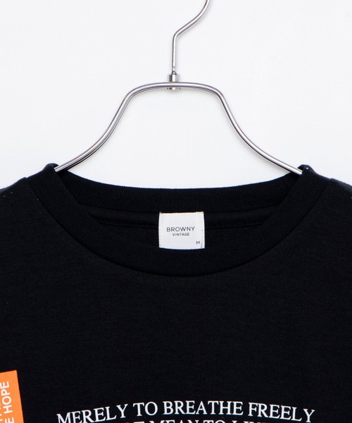 WEGO（ウィゴー）の「WEGO/ロゴドロストビッグシルエットTシャツ（Tシャツ/カットソー・メンズ・ホワイト/ブラック・LARGE/MEDIUM）」の15枚目の写真