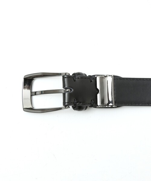 ABAHOUSE GRAY（アバハウスグレイ）の「【定番】グラデーションレザーベルト（ベルト・メンズ・ブラック/ネイビー/ブラウン・フリー）」の6枚目の写真