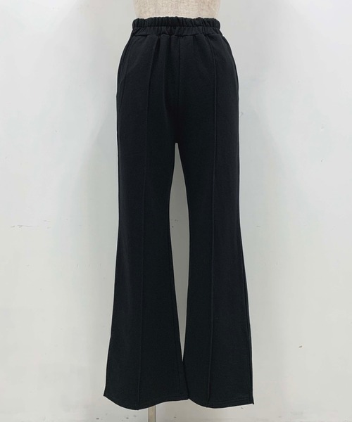 PICCIN（ピッチン）の「【WEB限定】ミニ裏毛フレアパンツ（その他パンツ・レディース・グレイッシュベージュ/ブルーグレー/ブラック・M）」の11枚目の写真