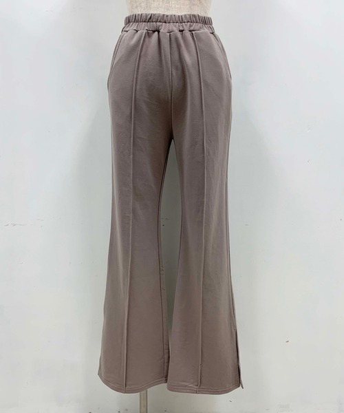 PICCIN（ピッチン）の「【WEB限定】ミニ裏毛フレアパンツ（その他パンツ・レディース・グレイッシュベージュ/ブルーグレー/ブラック・M）」の12枚目の写真