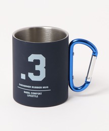 entre square（アントレスクエアー）の「bcl/カラビナマグ ラバー ネイビー×ブルー カップ（グラス/マグカップ/タンブラー）」