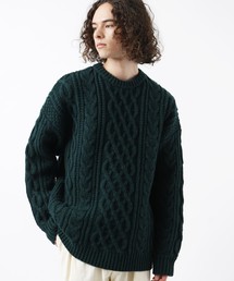 FREAK'S STORE | 【定番5色展開】フィッシャーマンニット プルオーバー / アランセーター(ニット/セーター)