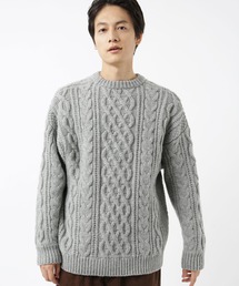 セール 定番5色展開 フィッシャーマンニット プルオーバー アランセーター ニット セーター Freak S Store フリークスストア のファッション通販 Zozotown