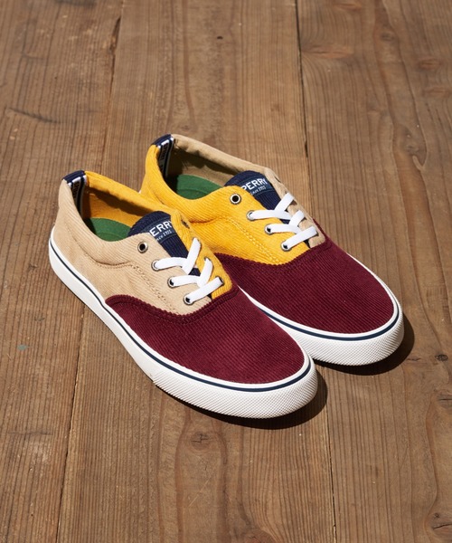Sperry (スペリー)の「SPERRY STRIPER II CVO CORDUROY STS22627 (スペリー )(スニーカー・メンズ・グリーン系その他/ブルー系その他・26.5/27.5/25.5/26/27/28/25)」の1枚目の写真
