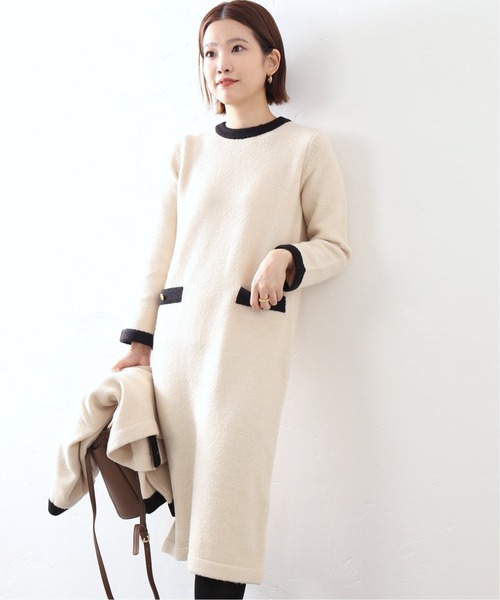 La Totalite ラトータリテ の ブークレーバイカラーワンピース ワンピース Wear