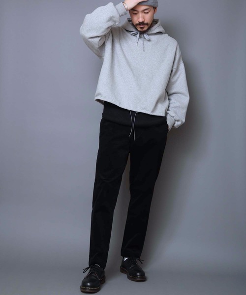 Dickies(ディッキーズ)の「【DICKIES/ディッキーズ】アンカットコールストレッチイージー 0410-7710 ビッグシルエット ジョガーパンツ テーパードシルエット ウエストゴム仕様 タック入り(その他パンツ・メンズ・ブラック/ブラウン/カーキ・MEDIUM/LARGE/X-LARGE)」の6枚目の写真