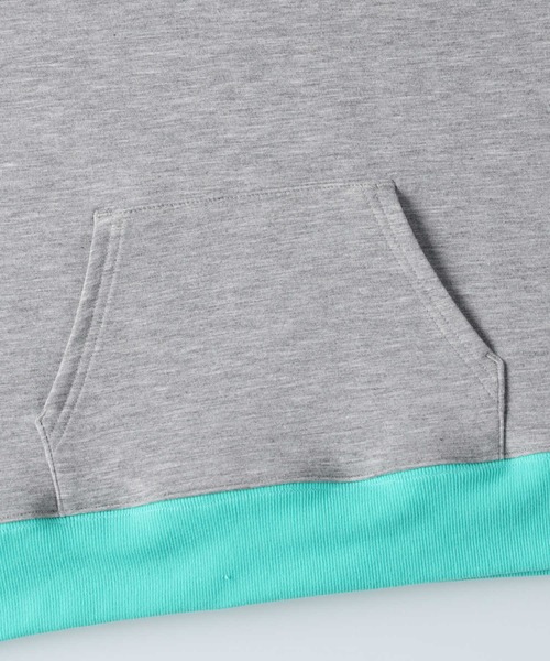 Champion（チャンピオン）の「【Champion】クレイジー切り替えパーカー（パーカー・キッズ・パープル/グリーン・120/140/130/105）」の15枚目の写真