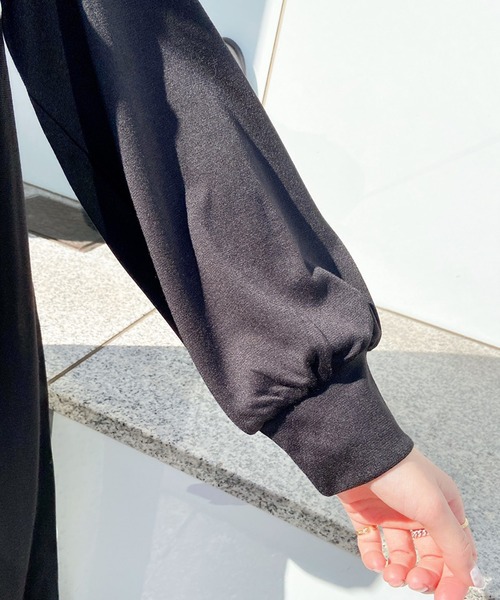 MIIA（ミーア）の「【ZOZO限定】プリーツ切替2ＷＡＹワンピース（ワンピース・レディース・ブラック/ベージュ/モカ・FREE）」の13枚目の写真