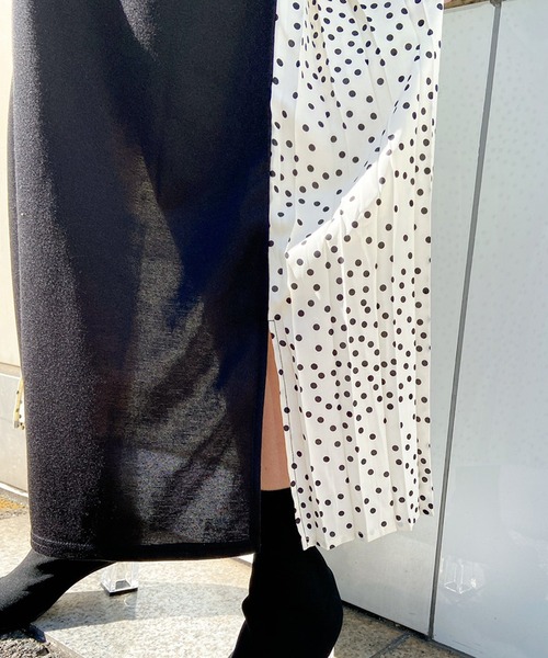 MIIA（ミーア）の「【ZOZO限定】プリーツ切替2ＷＡＹワンピース（ワンピース・レディース・ブラック/ベージュ/モカ・FREE）」の9枚目の写真