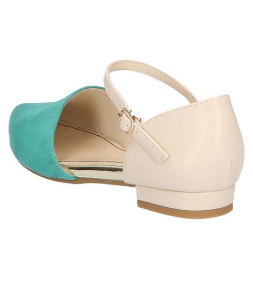 WA ORiental TRaffic（ダブルエーオリエンタルトラフィック）の「セパレートフラットパンプス/12108（パンプス・レディース・グリーン/ブラック/ホワイト・LL/M/L/S/3L/SS）」の20枚目の写真