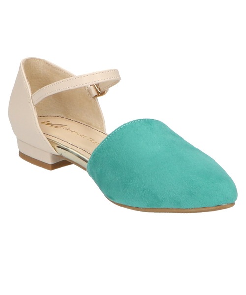 WA ORiental TRaffic（ダブルエーオリエンタルトラフィック）の「セパレートフラットパンプス/12108（パンプス・レディース・グリーン/ブラック/ホワイト・LL/M/L/S/3L/SS）」の22枚目の写真