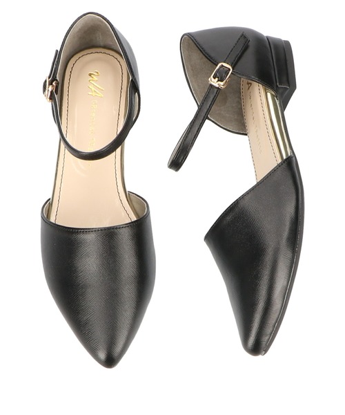 WA ORiental TRaffic（ダブルエーオリエンタルトラフィック）の「セパレートフラットパンプス/12108（パンプス・レディース・グリーン/ブラック/ホワイト・LL/M/L/S/3L/SS）」の16枚目の写真