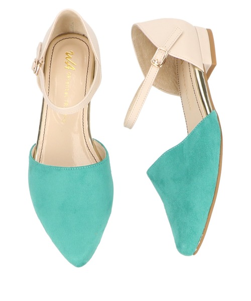 WA ORiental TRaffic（ダブルエーオリエンタルトラフィック）の「セパレートフラットパンプス/12108（パンプス・レディース・グリーン/ブラック/ホワイト・LL/M/L/S/3L/SS）」の17枚目の写真