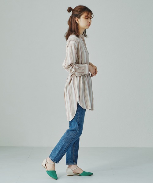 WA ORiental TRaffic（ダブルエーオリエンタルトラフィック）の「セパレートフラットパンプス/12108（パンプス・レディース・グリーン/ブラック/ホワイト・LL/M/L/S/3L/SS）」の8枚目の写真