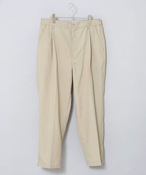 THE HITSS（ヒッツ）の「【THE HITSS】オーバーサイズ TR ダブルジャケット＆ワイドテーパードパンツ［セットアップ商品］（セットアップ・メンズ・ブラック/ベージュ/グレイッシュベージュ/カーキ/サックスブルー/チェック・M/L/XL）」の16枚目の写真