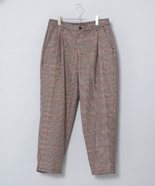 THE HITSS（ヒッツ）の「【THE HITSS】オーバーサイズ TR ダブルジャケット＆ワイドテーパードパンツ［セットアップ商品］（セットアップ・メンズ・ブラック/ベージュ/グレイッシュベージュ/カーキ/サックスブルー/チェック・M/L/XL）」の8枚目の写真