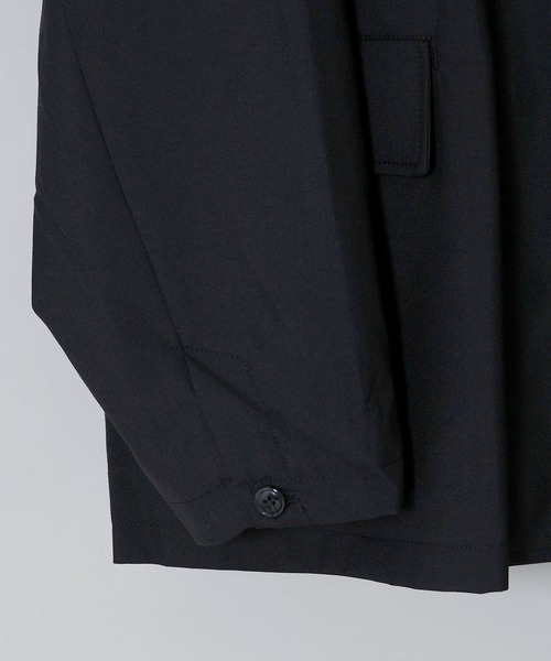 THE HITSS（ヒッツ）の「【THE HITSS】オーバーサイズ TR ダブルジャケット＆ワイドテーパードパンツ［セットアップ商品］（セットアップ・メンズ・ブラック/ベージュ/グレイッシュベージュ/カーキ/サックスブルー/チェック・M/L/XL）」の20枚目の写真