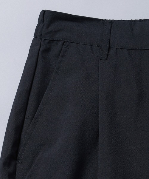 THE HITSS（ヒッツ）の「【THE HITSS】オーバーサイズ TR ダブルジャケット＆ワイドテーパードパンツ［セットアップ商品］（セットアップ・メンズ・ブラック/ベージュ/グレイッシュベージュ/カーキ/サックスブルー/チェック・M/L/XL）」の15枚目の写真